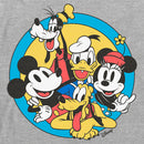 Men's Mickey & Friends Retro Buddies Long Sleeve Shirt