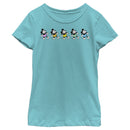Girl's Mickey & Friends Mickey Mouse Colorful Line T-Shirt