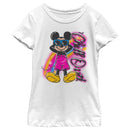 Girl's Mickey & Friends Mickey Mouse Chill Out Airbrushed T-Shirt