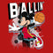 Girl's Mickey & Friends Mickey Mouse Ballin' T-Shirt