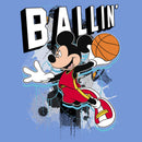 Boy's Mickey & Friends Mickey Mouse Ballin' Performance Tee