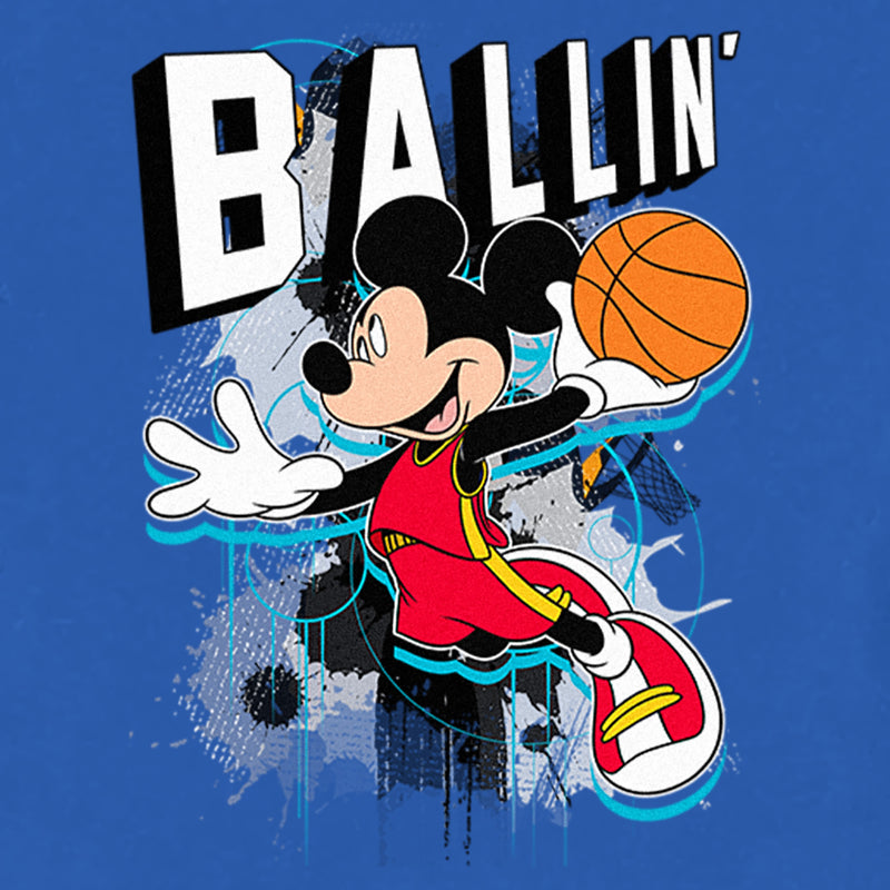 Toddler's Mickey & Friends Basketball Player Ballin' T-Shirt