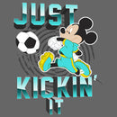 Girl's Mickey & Friends Mickey Mouse Soccer Just Kickin' It T-Shirt