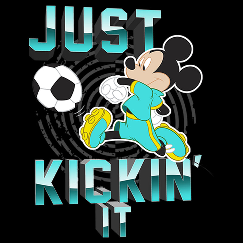 Boy's Mickey & Friends Mickey Mouse Soccer Just Kickin' It Pull Over Hoodie