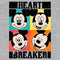 Toddler's Mickey & Friends Heart Breaker Faces T-Shirt