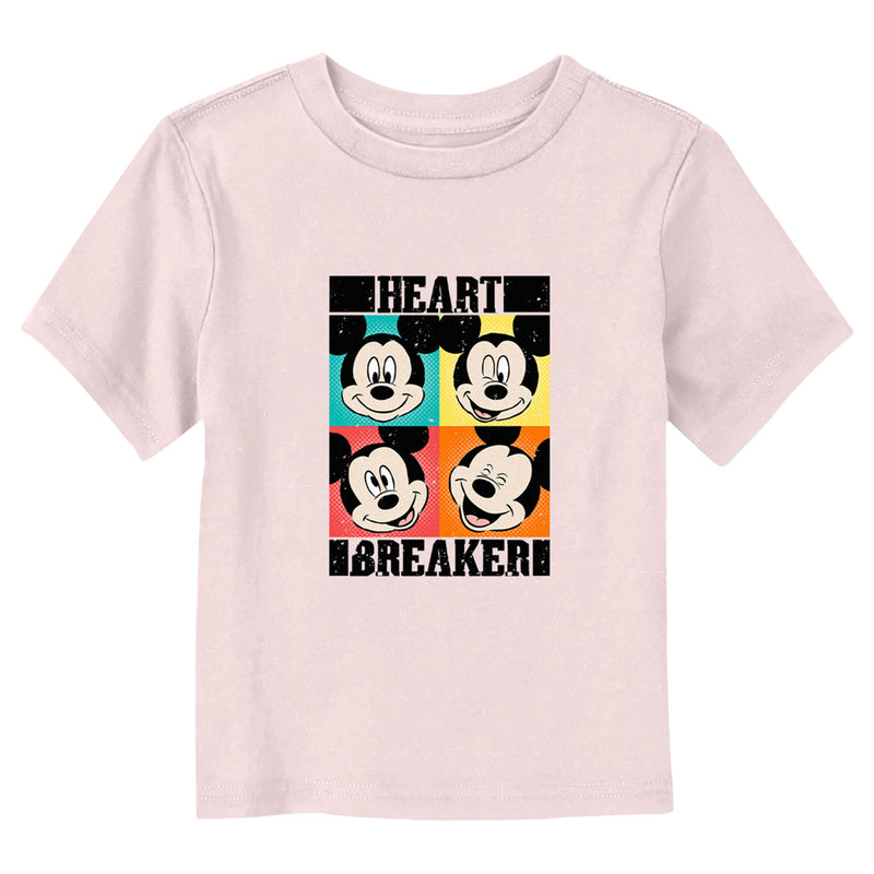 Toddler's Mickey & Friends Heart Breaker Faces T-Shirt