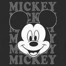 Toddler's Mickey & Friends Black and White Mickey Headshot T-Shirt