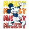 Boy's Mickey & Friends Mickey Mouse Classic Name Stack T-Shirt