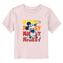 Toddler's Mickey & Friends Classic Mice Name Stack T-Shirt