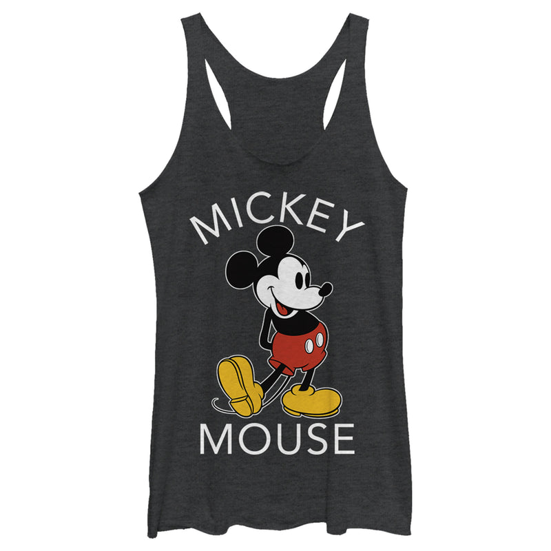 Women's Mickey & Friends Retro Mickey Mouse Pose Racerback Tank Top