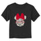 Toddler's Mickey & Friends Minnie Floral Silhouette T-Shirt