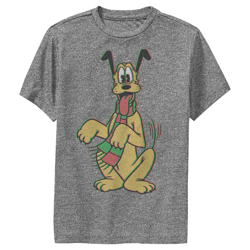 Boy's Mickey & Friends Happy Tail Pluto Holiday Performance Tee