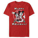 Men's Mickey & Friends Mickey & Minnie Holiday T-Shirt