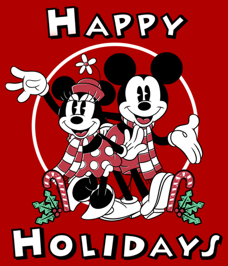 Men's Mickey & Friends Mickey & Minnie Holiday T-Shirt