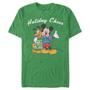 Men's Mickey & Friends Holiday Cheer With Mickey & Pluto T-Shirt