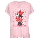 Junior's Mickey & Friends Minnie Winter Sweater T-Shirt