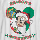 Boy's Mickey & Friends Christmas Santa Mickey Season's Greetings T-Shirt