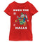 Girl's Mickey & Friends Donald Duck The Halls T-Shirt