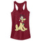 Junior's Mickey & Friends Retro Festive Pluto Racerback Tank Top