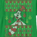 Boy's Mickey & Friends Christmas Goofy Ornament Print T-Shirt