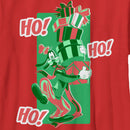 Boy's Mickey & Friends Christmas Goofy Ho Ho Ho T-Shirt