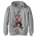 Boy's Mickey & Friends Winter Ready Goofy Outline Pull Over Hoodie