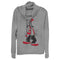 Junior's Mickey & Friends Festive Goofy Cowl Neck Sweatshirt