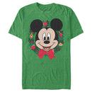 Men's Mickey & Friends Christmas Wreath Mickey T-Shirt