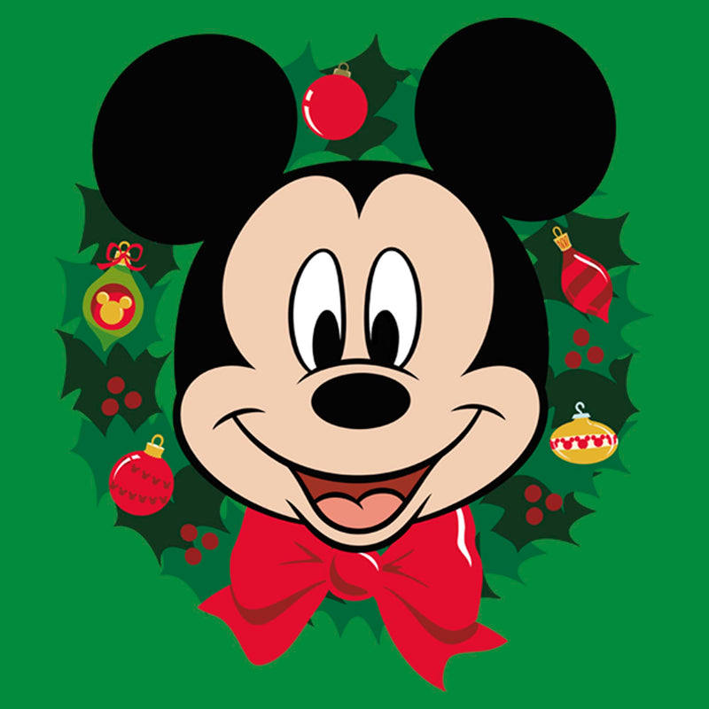 Men's Mickey & Friends Christmas Wreath Mickey T-Shirt