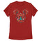 Women's Mickey & Friends Christmas Silhouette T-Shirt