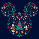 Boy's Mickey & Friends Christmas Wonderland Icon Collage T-Shirt