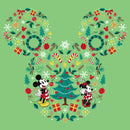 Girl's Mickey & Friends Christmas Wonderland Icon Collage T-Shirt