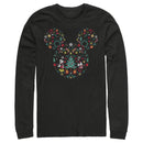 Men's Mickey & Friends Christmas Silhouette Long Sleeve Shirt