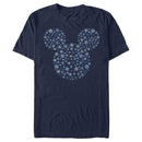 Men's Mickey & Friends Snowflake Silhouette T-Shirt