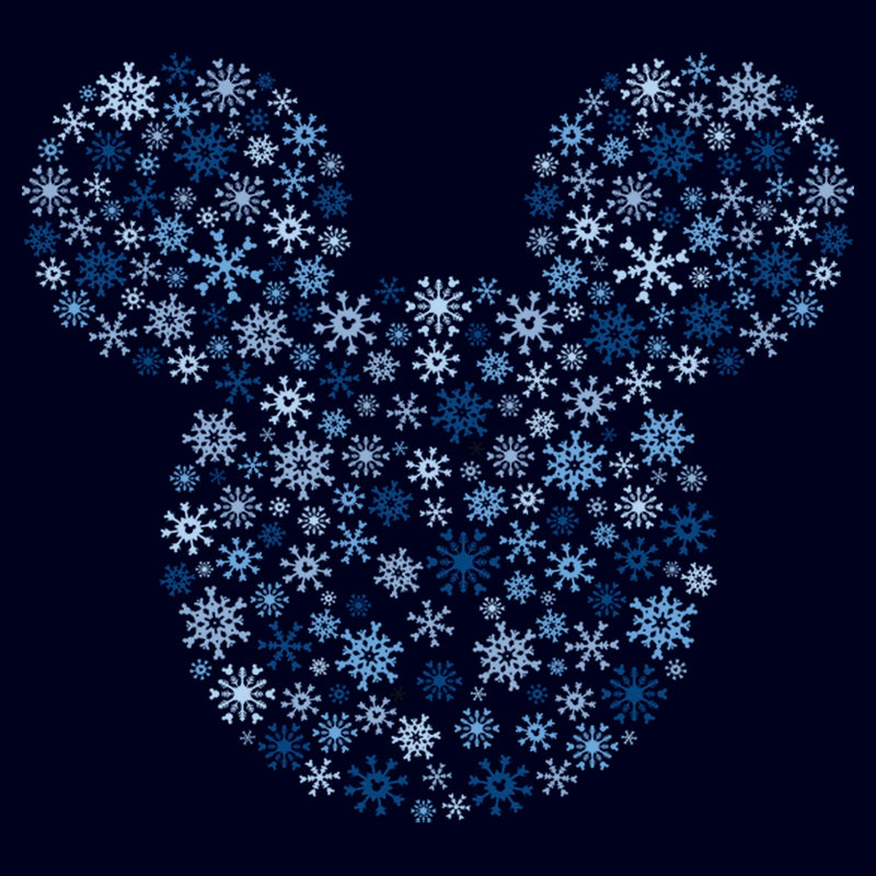 Men's Mickey & Friends Snowflake Silhouette T-Shirt