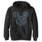 Boy's Mickey & Friends Snowflake Silhouette Pull Over Hoodie