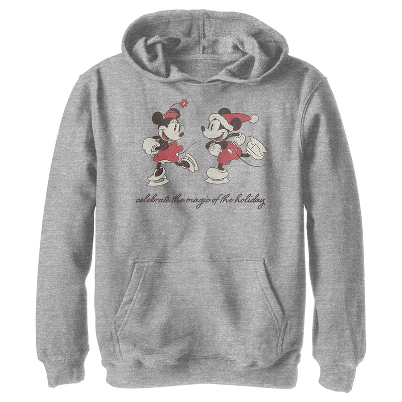 Boy's Mickey & Friends Celebrate The Magic Of Holidays Pull Over Hoodie