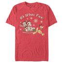 Men's Mickey & Friends Oh What Fun Sled T-Shirt