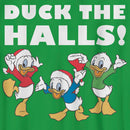 Boy's Mickey & Friends Christmas Duck The Halls T-Shirt