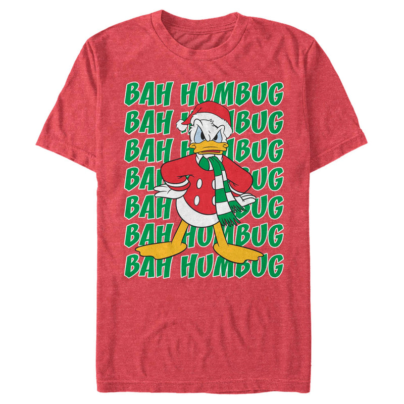 Men's Mickey & Friends Christmas Donald Duck Bah Humbug T-Shirt