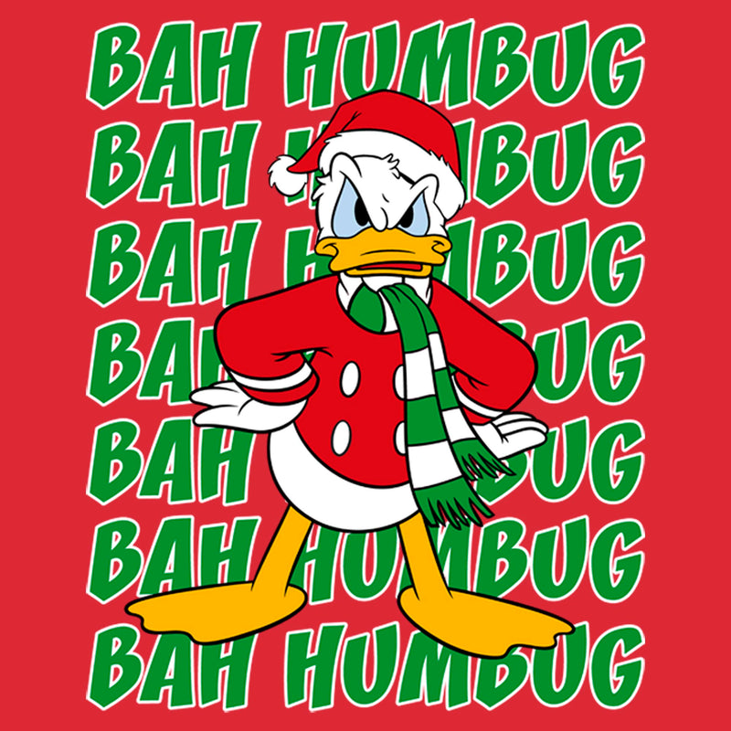 Men's Mickey & Friends Christmas Donald Duck Bah Humbug T-Shirt