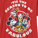 Boy's Mickey & Friends Tis the Season to be Fabulous T-Shirt