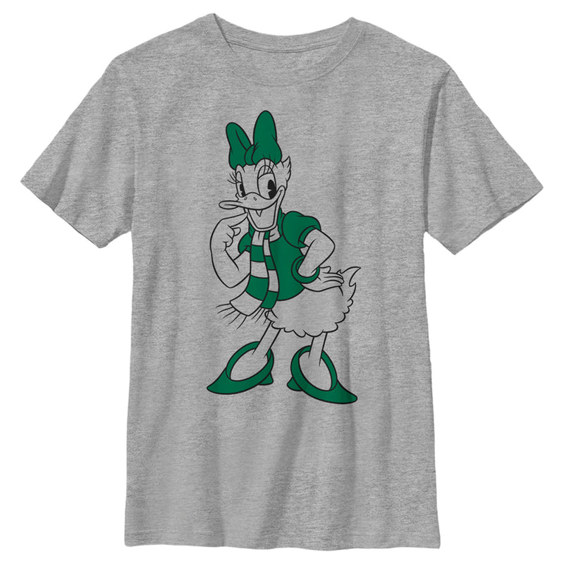 Boy's Mickey & Friends Daisy Duck St Patrick Green T-Shirt