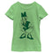 Girl's Mickey & Friends Daisy Duck St Patrick Green T-Shirt