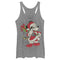 Women's Mickey & Friends Santa Mouse Racerback Tank Top