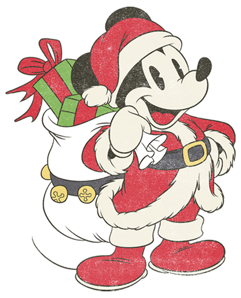 Men's Mickey & Friends Santa Mouse T-Shirt