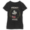 Girl's Mickey & Friends Mickey Mouse Classic Circle Distressed T-Shirt