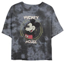 Junior's Mickey & Friends Distressed Badge T-Shirt