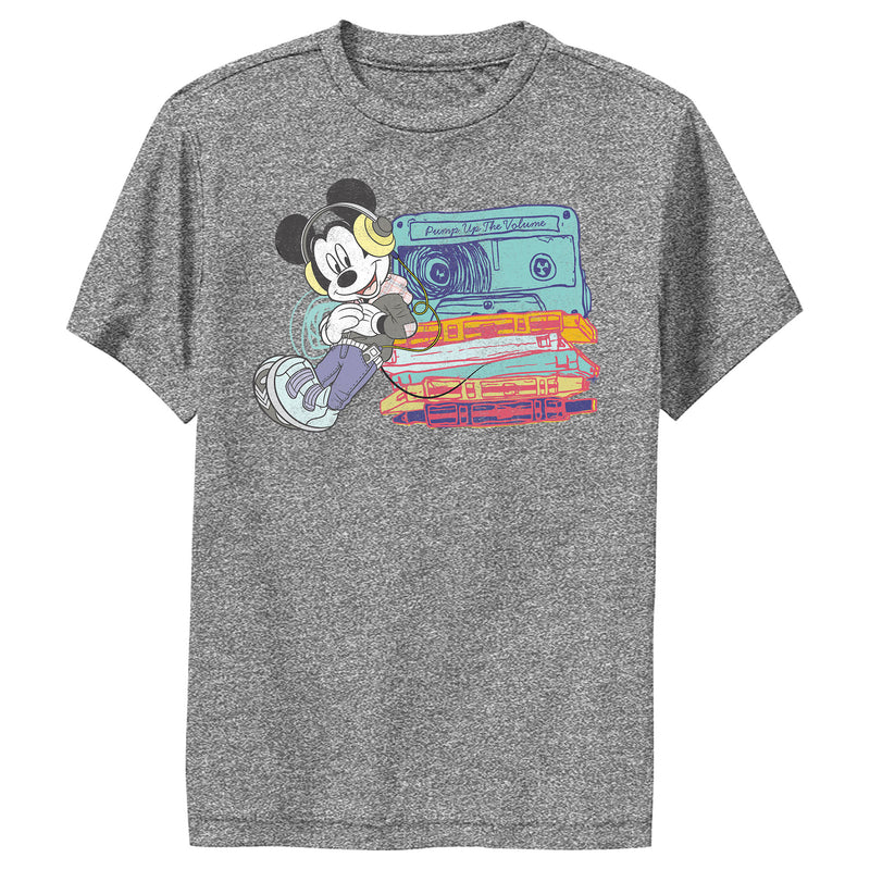 Boy's Mickey & Friends Mickey Mouse Pump Up the Volume Performance Tee