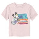 Toddler's Mickey & Friends Distressed Cassette Lean T-Shirt